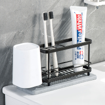 Japan ASVEL toothbrush rack bathroom non-perforated wall toothbrush cup drain rack electric toothbrush holder