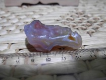 Gobi Agate rough shape Agate silver root Agate carving material Sugar heart Agate rough necklace pendant