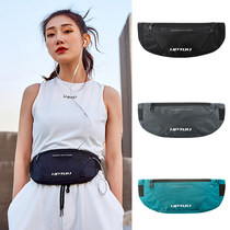 Sports fanny pack womens summer thin running 2021 new fashion brand mens fitness equipment invisible mobile phone belt bag yb