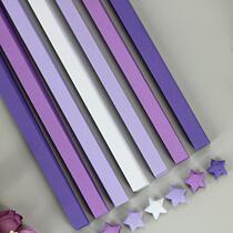 Lucky star note folding five-pointed star little star long strip of paper Wishing star origami