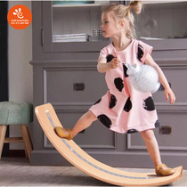 Infanton smart board seesaw children curved board balance board indoor curved board baby sensory training