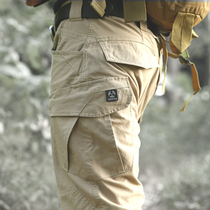 Archon tactical pants straight wear-resistant multi-pocket overalls mens casual pants spring and summer training pants mountaineering pants