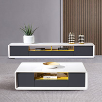 Creative Nordic TV cabinet coffee table combination modern minimalist bedroom TV cabinet 1 8 meters living room cabinet small apartment