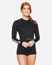 Spot Hurley surf sunscreen suit Diving swimsuit Quick-drying black thin wear snorkeling jellyfish suit Summer thin woman