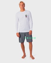 Spot RIP CURL long sleeve sunscreen suit Diving swimming jellyfish suit Wear-resistant breathable quick-drying top for summer men