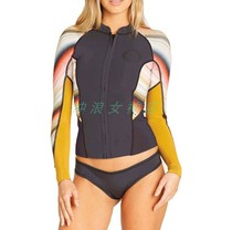 Spot Billabong 1mm surf cold suit wetsuit sunscreen long sleeve snorkeling wear jacket warm female