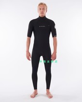2mm chest zipper short sleeve one-piece surf cold clothing wet suit diving suit snorkeling spring and autumn men RIP CURL