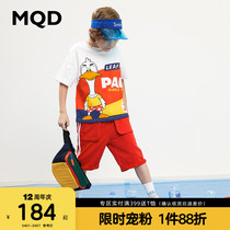 MQD Boy Clothing Boy Summer Clothing Suit Summer Dress New Children Shorts Two Sets Sports CUHK Child Short Sleeves