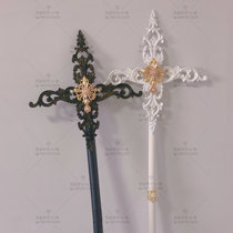 lolita scepter walking stick keel cemetery dark punk dead goth cross cos props catwalk photo