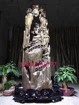 Jin Sinan wood carving small leaves Zhennan paradise ornaments Ebony animal crafts figure Gloomy Wood roots