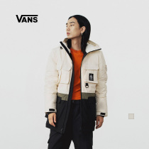 Vans Vans official white men and women couples winter warm down jacket jacket