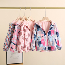 Girls clothing 2021 autumn and winter clothes new childrens baby girl spring and autumn coat