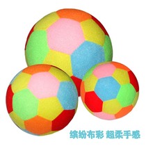 Infant color cognition ball hand grasping ball sensory cloth ball color cloth ball plush fabric rattle toy