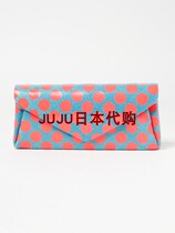 * Japanese wallet long colorful bright metal dots happy art 2 colors 12 11 Japanese made