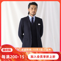CULTUM large stock multi size 300g heavy business gentleman suit professional dress suit suit three-piece suit