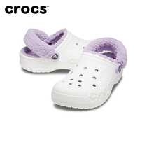 Crocs warm velvet Carlock Chi 2021 autumn and winter new warm wool shoes plus velvet hole shoes) 206633