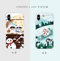 ATRENDS × 1823 general store Boshao small light series mobile phone case