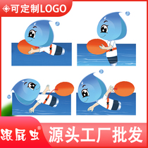 Follower card card swimming float airbag survival life-saving bag logo ball anti-cramp drowning wave equipment