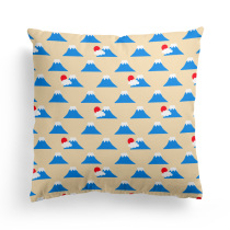 Japanese-style and wind Mt. Fuji pillow net red home living room small apartment sofa cushion with core removable and washable