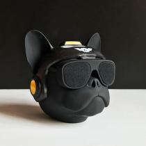 French dog Bluetooth audio subwoofer to send boyfriend practical birthday gift dog head small computer mobile phone speaker