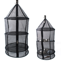 Selpa outdoor folding drying net four-layer storage basket picnic tableware bowl drying rack drying net fish cage