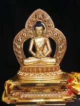 Nepal handmade 70cm boutique gilt craftsmanship Amitabha portrait boutique Tantra Tibetan biography