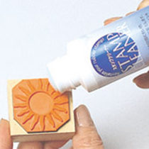(Square Studio)Japan Moon cat rubber rubber seal cleaner cleaning liquid Water-based oily ink pad