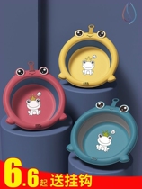 Childrens shrink basin telescopic baby newborn baby special washbasin foldable can hang dormitory cute