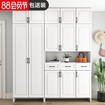 Shoe cabinet Household door super large capacity entrance cabinet Simple modern entrance door integrated shoe cabinet integrated wall foyer cabinet