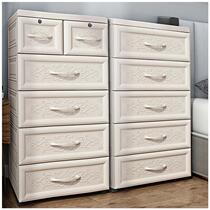 European style storage cabinet drawer storage box plastic bedroom locker childrens wardrobe home finishing bucket cabinet