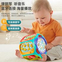 Hexahedron educational toys baby baby early education 0 one year old 3 and a half 6 months or more 2 beats 8 eight-sided hand beat drums