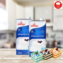 Baking ingredients Angel Light cream Cream cream Animal framed fresh cream original 1L send ice pack