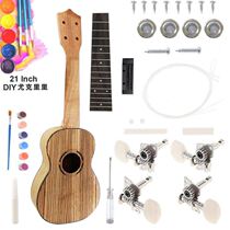 Ukulele diy assembly small guitar kindergarten handmade material bag Painting painting graffiti Wooden self-made