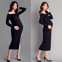 21 Movie House New Pregnant Woman Private Room Writing Real Black Bag Height Play Conjoined Photo Themed Gestational Woman Costume Photography