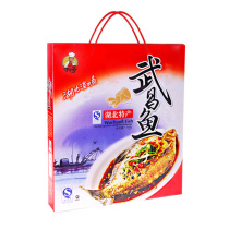 Hubei Wuhan specialty flavor Wuchang fish gift box (3) braised flavor vacuum ready-to-eat 50 yuan gift year
