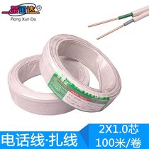 Outdoor telephone line 2 core 1 0 copper clad steel tensile anti-oxidation 100 m vegetable greenhouse tie wire