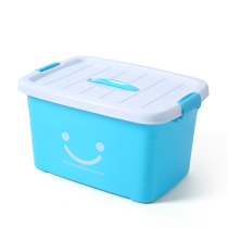 Plastic storage box large medium and small clearance toy with hand-held Box storage box dormitory student storage box