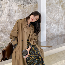 LEETWINS Inn Wind in long style Windsuit Women 2022 Spring new Kneecap Relaxed Temperament Jacket