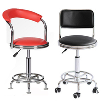 Simple computer chair factory telescopic chair front desk high back lift rotating leather bar stool small round stool bar chair