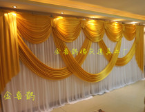 New book-style background gauze Ice Silk background wall stage layout wedding props supplies