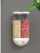 Wall-mounted grain storage box kitchen multifunctional split rice barrel grain storage grain sealed tank