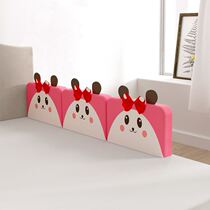 Soft bag bed baffle fence Childrens side of the childs bed free of holes Unilateral bed stall Baby fall-proof anti-baby anti-fall