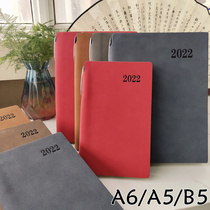 2022 A6 A5 B5 business efficiency manual with pen pen 16K day course book with pen calendar book calendar book one page one day custom book LOGO
