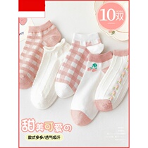 Socks lady socks cotton spring summer thin shallow boat Socks invisible summer cute Japanese spring and autumn ins tide
