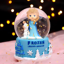Frozen Aisha Aisha Aisha Princess Dream Crystal Ball Box with Snowflake Birthday Gift for Girls Girls