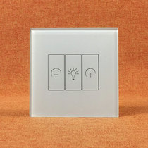 Touch dimming switch 86 type glass sensing panel SCR light and dark dimmer single wireless remote control