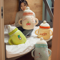 Cute bottle doll pillow plush toy doll puppet girl bed warm hand cover hand