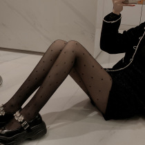Love Black Silk Japanese Socks Woman thin black in spring and autumn anti-hook silk summer ultra-thin pantyhose