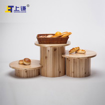 Shangqian pine bracket combination pastry cake cake bakery bakery bakery showcase Zhongdao cabinet display soft furnishings