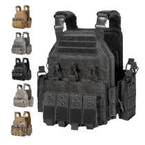 No thief WZJP outdoor military fans quick dismantling tactical vest outdoor game vest CS multi-function 6094 upgraded version V8